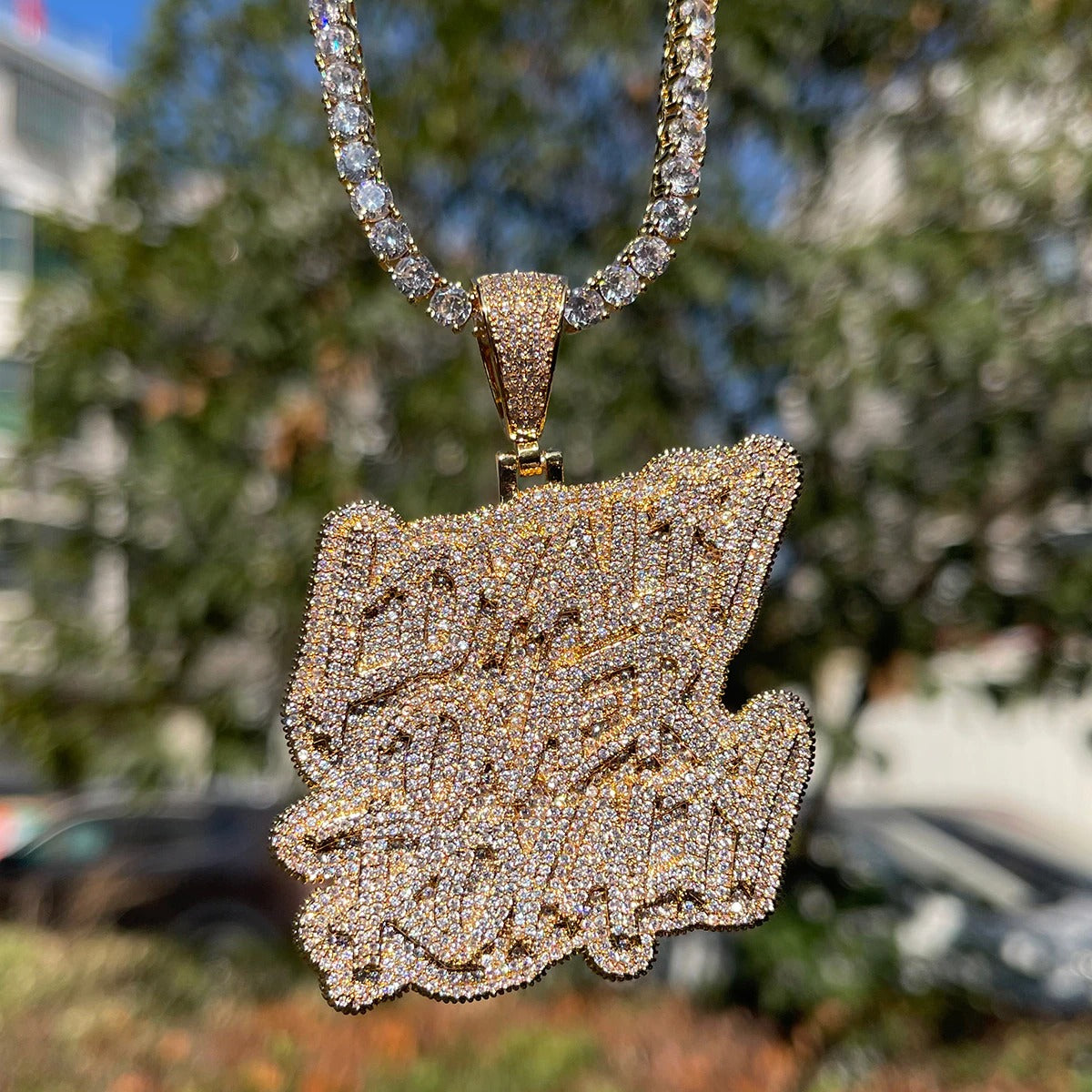 Iced Out Loyalty Over Royalty Pendant - Craneur Ice